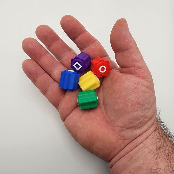 Squid Game 2 Gonggi Stones Traditional Korean Jacks Weighted Made in USA - Picture 5 of 8